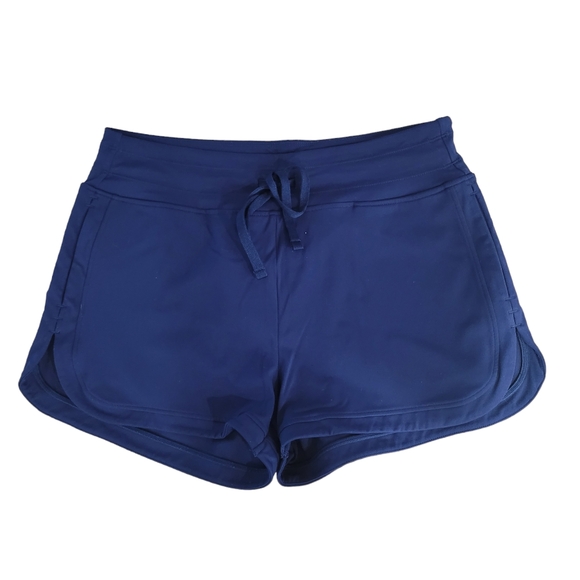 ZYIA Navy Blue Velocity Shorts Lounge Stretch Women's Size XL - Picture 2 of 6